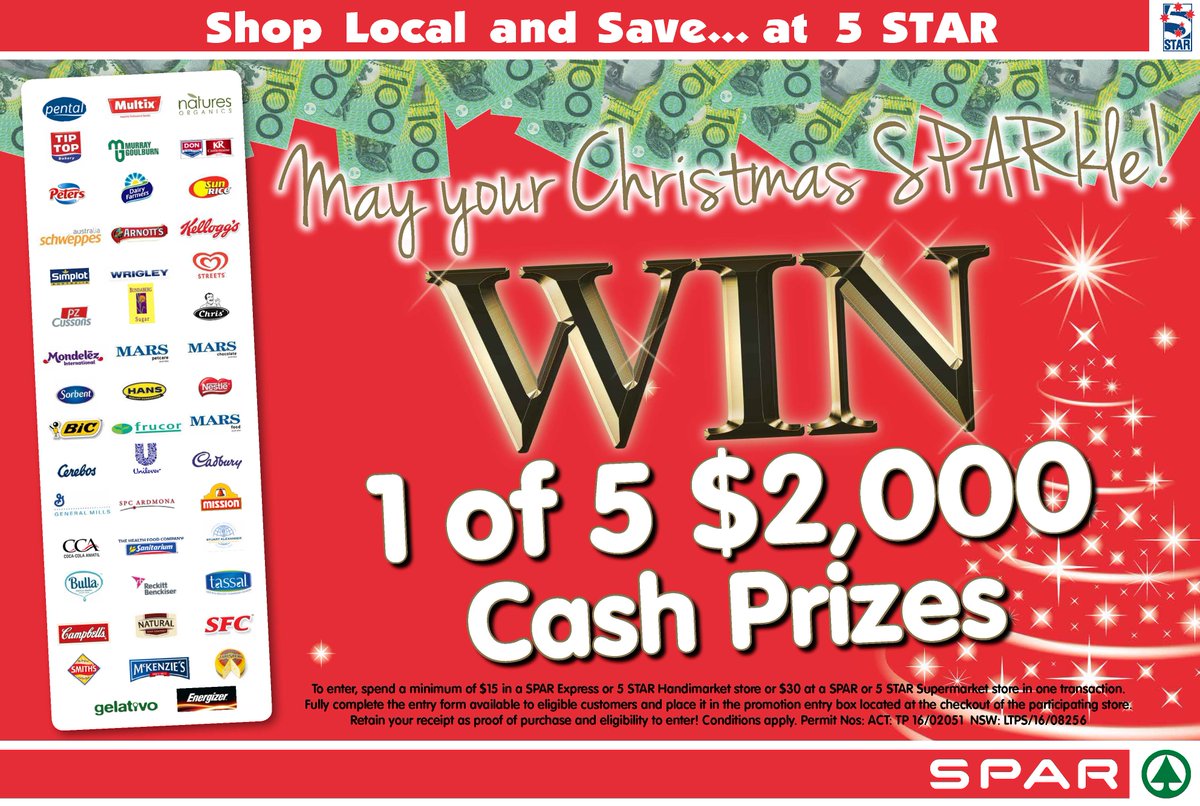 SPAR Australia is pleased to announce the winners of the Christmas Competition 2016! Click here to find out who won: goo.gl/H2VicQ