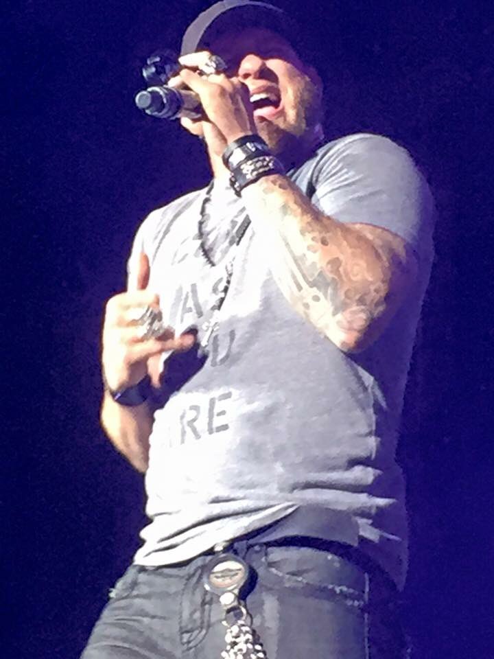 MarlaKeck's tweet image. #tbt In honor of the kickoff of #TheDevilDontSleep tour tonight. The Big Revival Tour 2015. 
#BrantleyGilbert