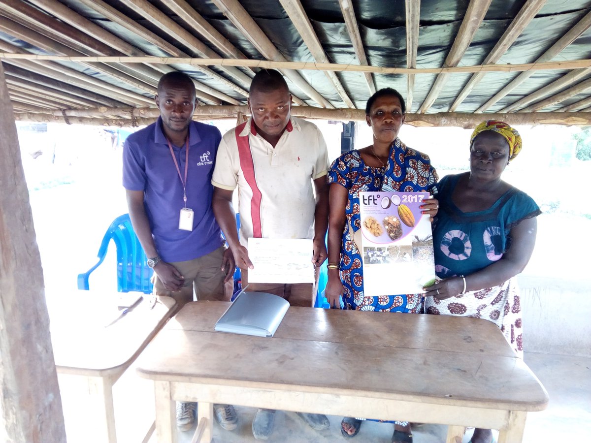 boko225's tweet photo. Moved drill classified of Niegré (Soubre) sign a protocol with TFT to lead an activity improving their food safety#TFTLive@rurality_org https://t.co/xtk0FLFKUY