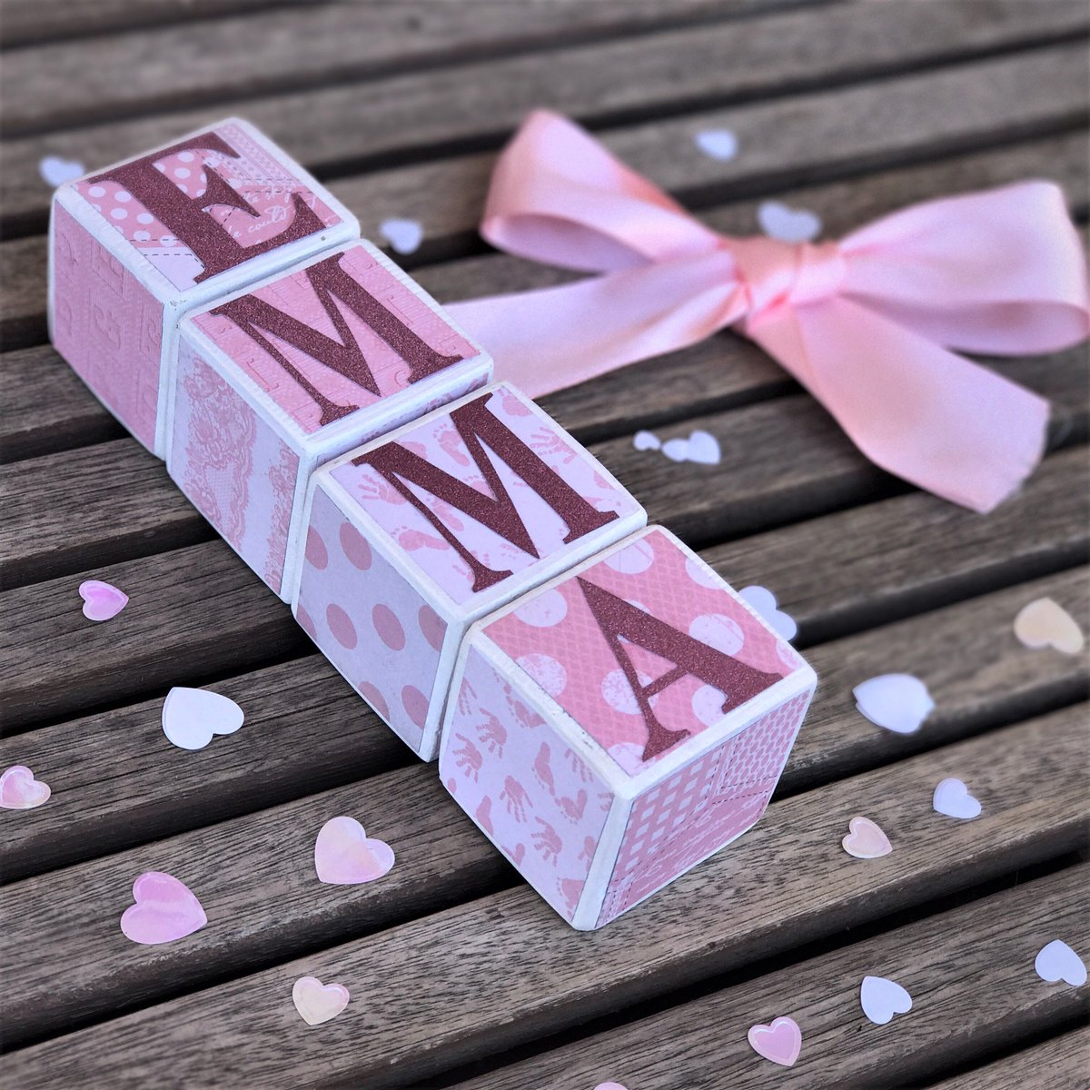 StoryTCreation's tweet photo. Baby girl name blocks. Handcrafted by Storyteller Creations.
#Handcrafted #girl #gift #nameblocks #babyshower
https://t.co/UdWZJJ55GS https://t.co/R8C6lsINGc