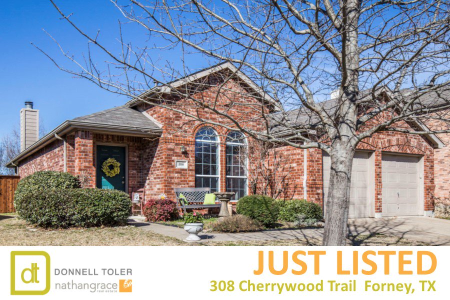 DonnellToler's tweet photo. 308 Cherrywood Trail #justlisted #dfwrealestate #dfwrealtor #stagedtosell #forneyrealestate https://t.co/ybobd6XMkM
