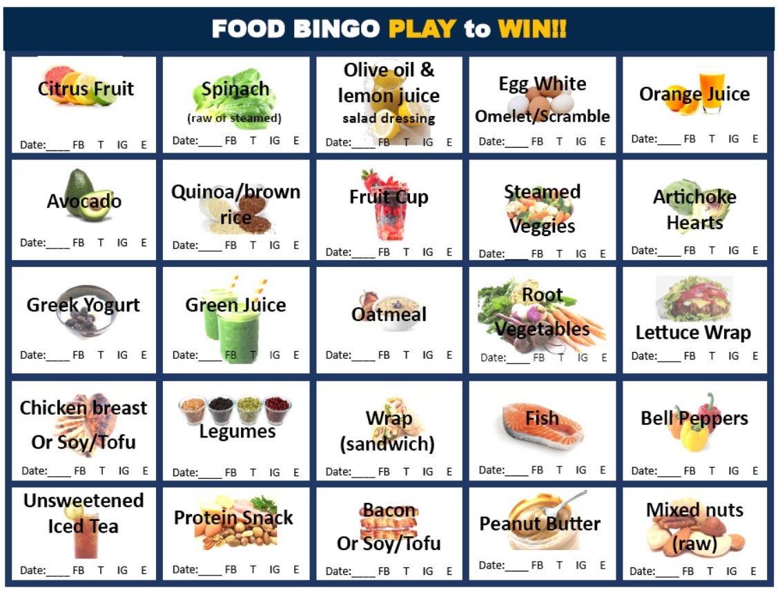 ga_energize's tweet photo. ATTN: GA Employees!! Join our new CHALLENGE and get your #foodie on! Print the game card from your Energize portal account today!! https://t.co/96CD9O43FU