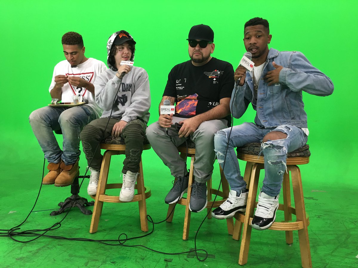 HeavyweightDjs's tweet photo. #LowGang in the #HeavyweightsRadio hot seat. The crew is #lit #BRealtv @_StevenCannon @lilxanfuhyobih @killbxxg #mikexxl #djfu #djtrulyodd https://t.co/K5OIFyXrD0