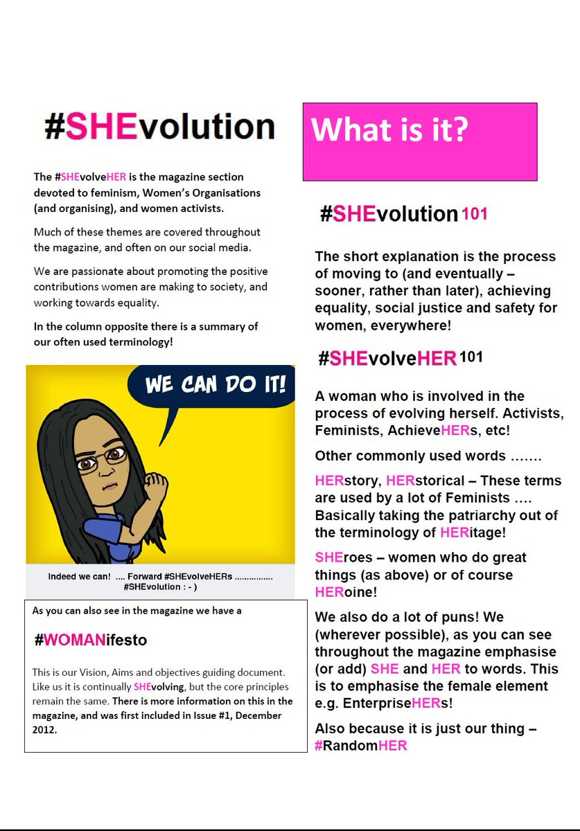 TraceyH4WHM's tweet photo. #Onwards to #SHEvolution
#CommentHERs #JustSaying :-) https://t.co/orHeCVTaiP