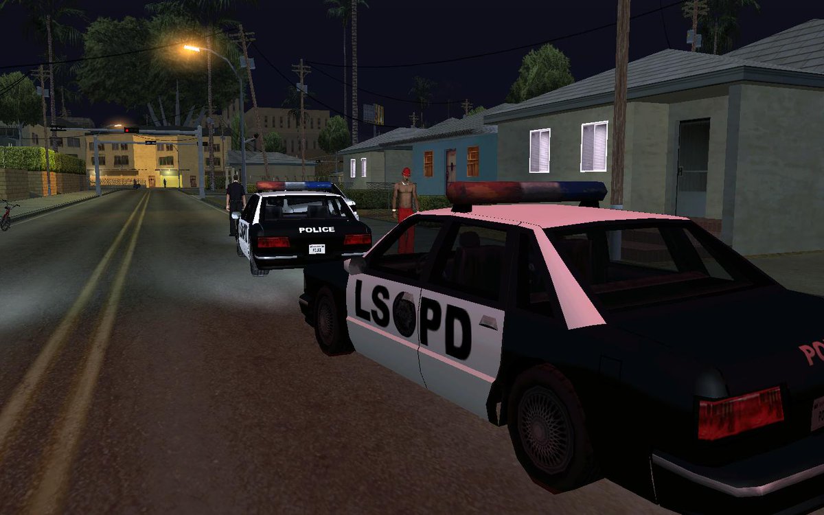 LosSantosPolice's tweet photo. #Watch1 officers from #SantaMariaBay have a vehicle stopped for a noise violation. Driver had a road rage incident with a police vehicle. https://t.co/ImulTeKGe0