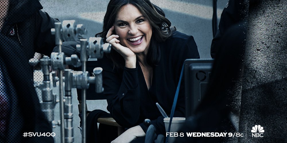 lawandordertv's tweet photo. .@Mariska Hargitay directs #SVU’s 400th episode, tonight at 9/8c on NBC. #SVU400 https://t.co/kUuEK3K9g7
