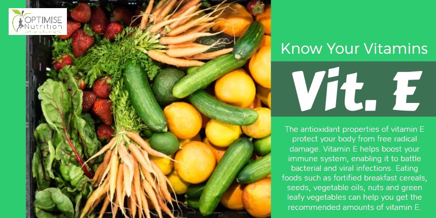 Know your vitamins! #optimisenutrition