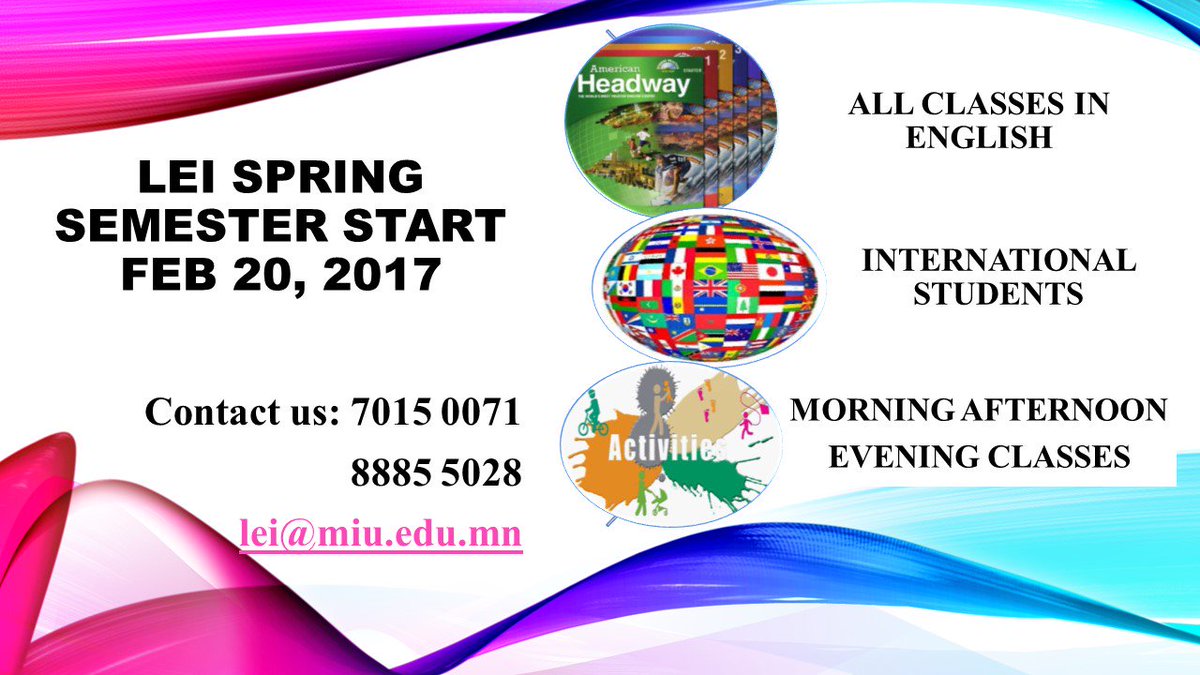 ОУ-ын Эм Ай Ю сургуулйин хэлний төвийн ээлжит Англи хэлний сургалт эхэллээ... Та яг одоо бүртгүүлээрэй.