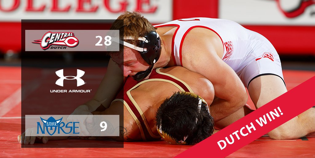 CentralDutch's tweet image. Victory! @CUI_Wrestling takes down @IIACathletics foe Luther College. Central now 9-2 overall and 5-2 in conference. #GoDutch