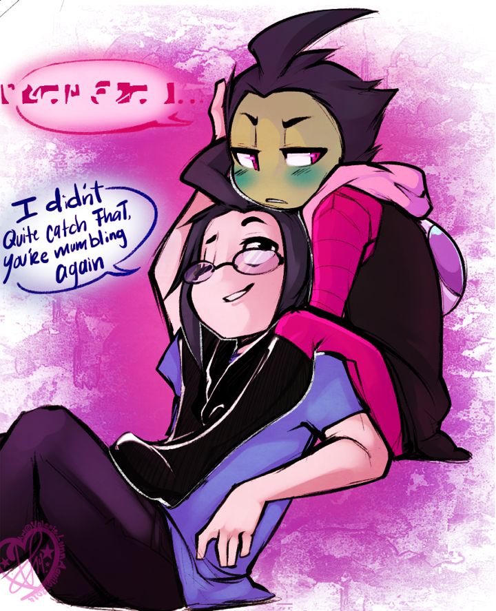 //Zim looks so adorable 
"No I don't!"
