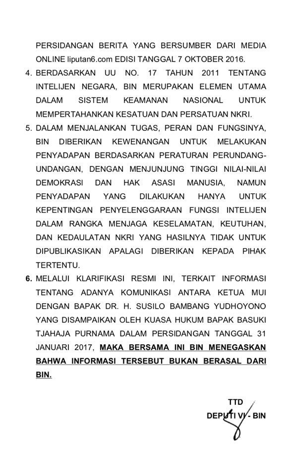 PartaiSocmed's tweet photo. Dan lawyer tidak pernah bicara tentang penyadapan sama sekali. Dan pihak BIN sudah melakukan klarifikasi juga https://t.co/b3JqD8pm6u