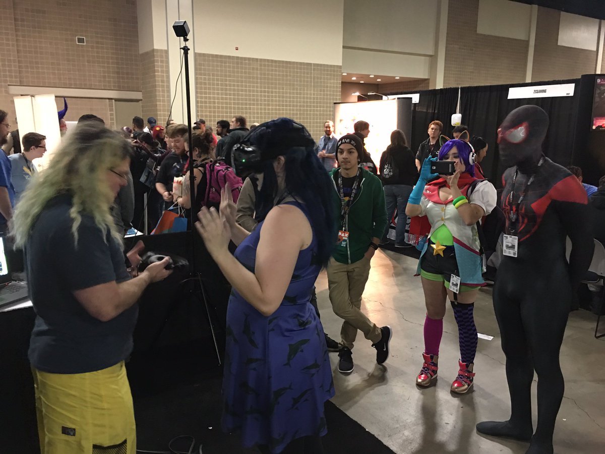 APEngine's tweet image. We were able to show more than 400 people Fist of Physics at PAX South!