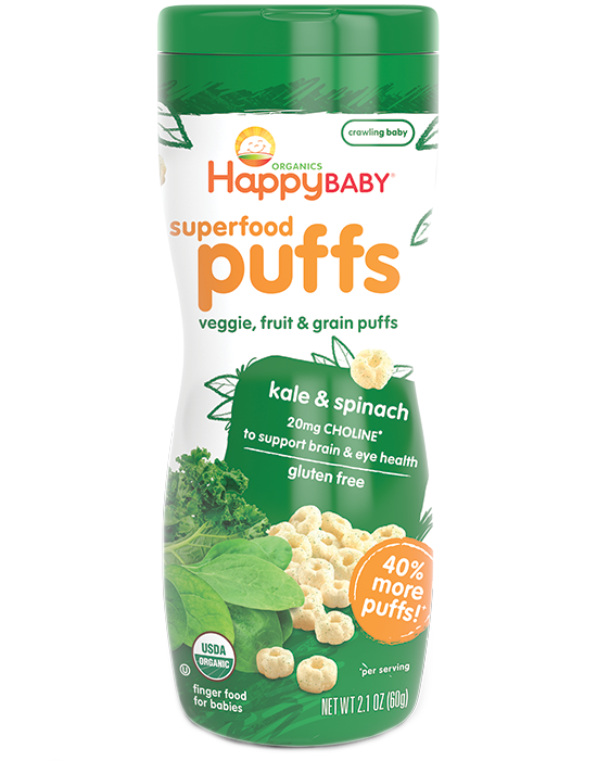 AFitterFamily's tweet photo. Healthy #babyfood? 3rd ingredient is #sugar #HappyBaby Organic Superfood Puffs #kale and spinach https://t.co/gQ06cBqrIh #obesity https://t.co/sqGsCoSyMY