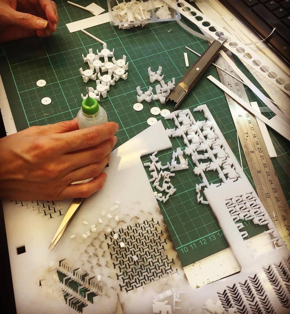 the_model_shop's tweet photo. Making 1:100 scale tables and chairs #modelmaking #lasercut #handmade https://t.co/MS3YwS4Cbr