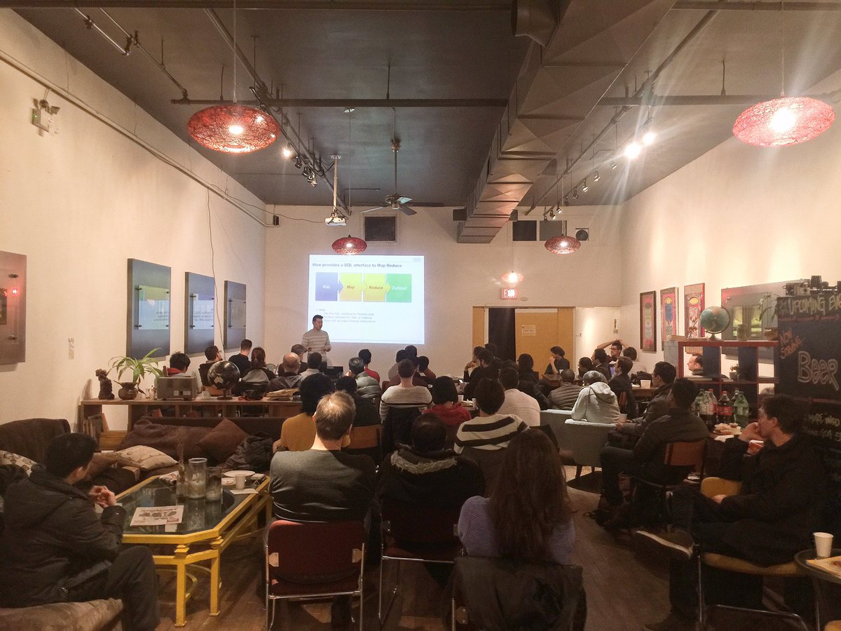 Another Technology Meetup by Spark IBM at our cafe tonight!