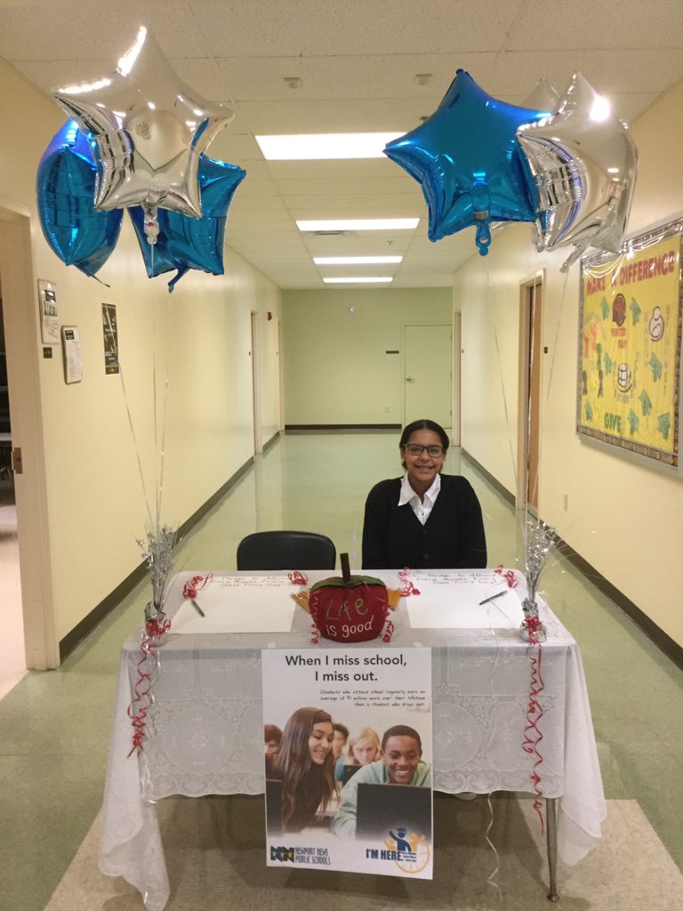 EntAcad's tweet image. EA students signed the Attendance Pledge: " I will Attend Every Minute, Every Class, Every Day!" #NNPSPROUD @EnterpriseSRO