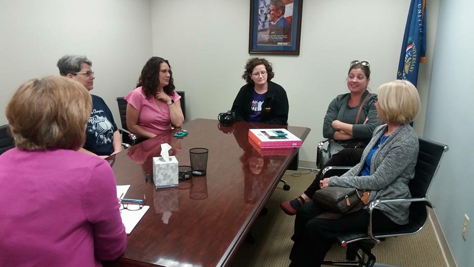 augindivisible's tweet photo. @augindivisible met with staff at @RepRickAllen office yesterday to speak about concerns re: healthcare and education. #standindivisible https://t.co/aay1zJKitL