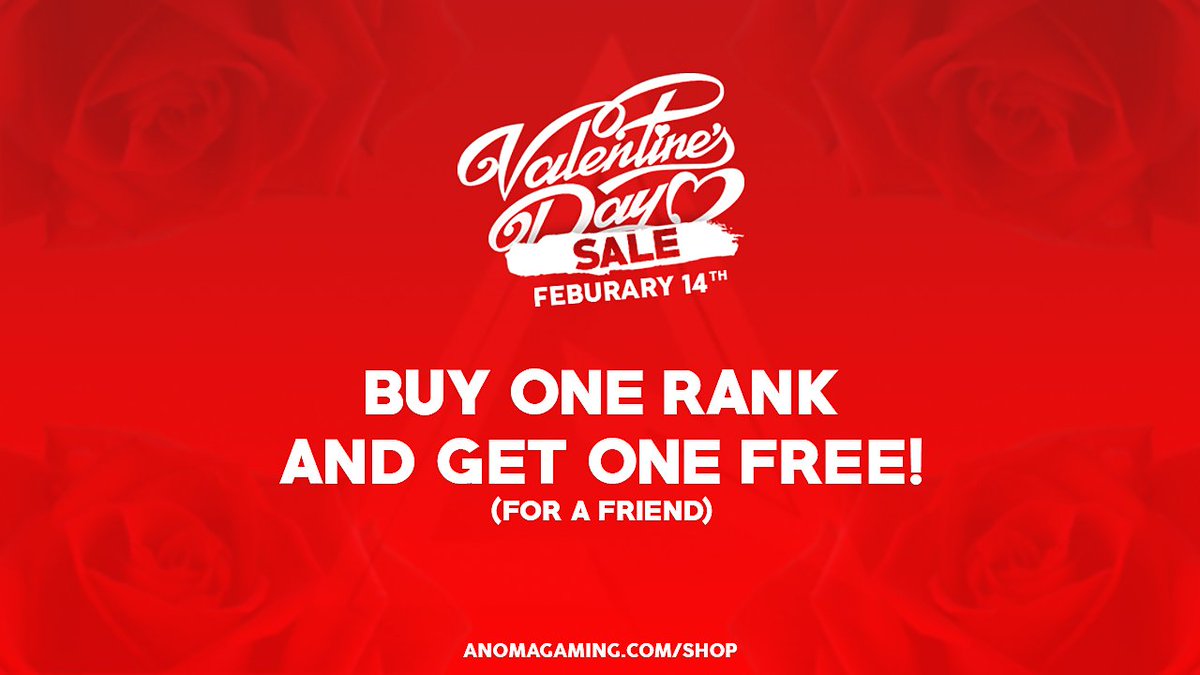 AnomaServers's tweet photo. SALE COMING SOON! BUY ONE RANK GET THE SAME RANK FOR A FRIEND FREE!! @AnomaGaming https://t.co/2q63bU1JqQ