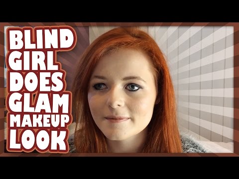 Blind Girl Creates Glam Makeup Look #blindlifehacks | YesterdaysWishes - makeup-project.ru/2017/02/03/bli…