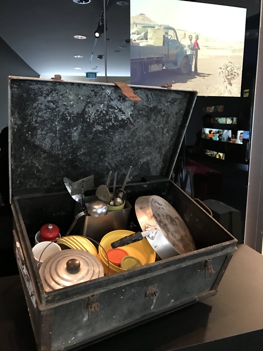 nma's tweet photo. Today we installed Brian Manning’s tuckerbox. The late Aboriginal rights campaigner used it on his trips out bush: https://t.co/7NA0vUJ47N https://t.co/9FwturoEwE