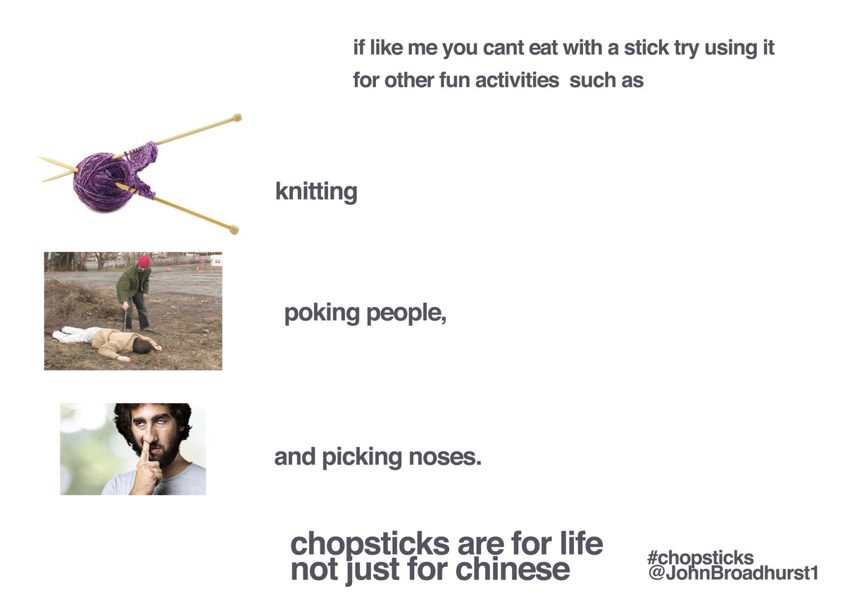 JohnBroadhurst1's tweet photo. @OneMinuteBriefs #Chopsticks better late than never. https://t.co/NlthUbKg4D