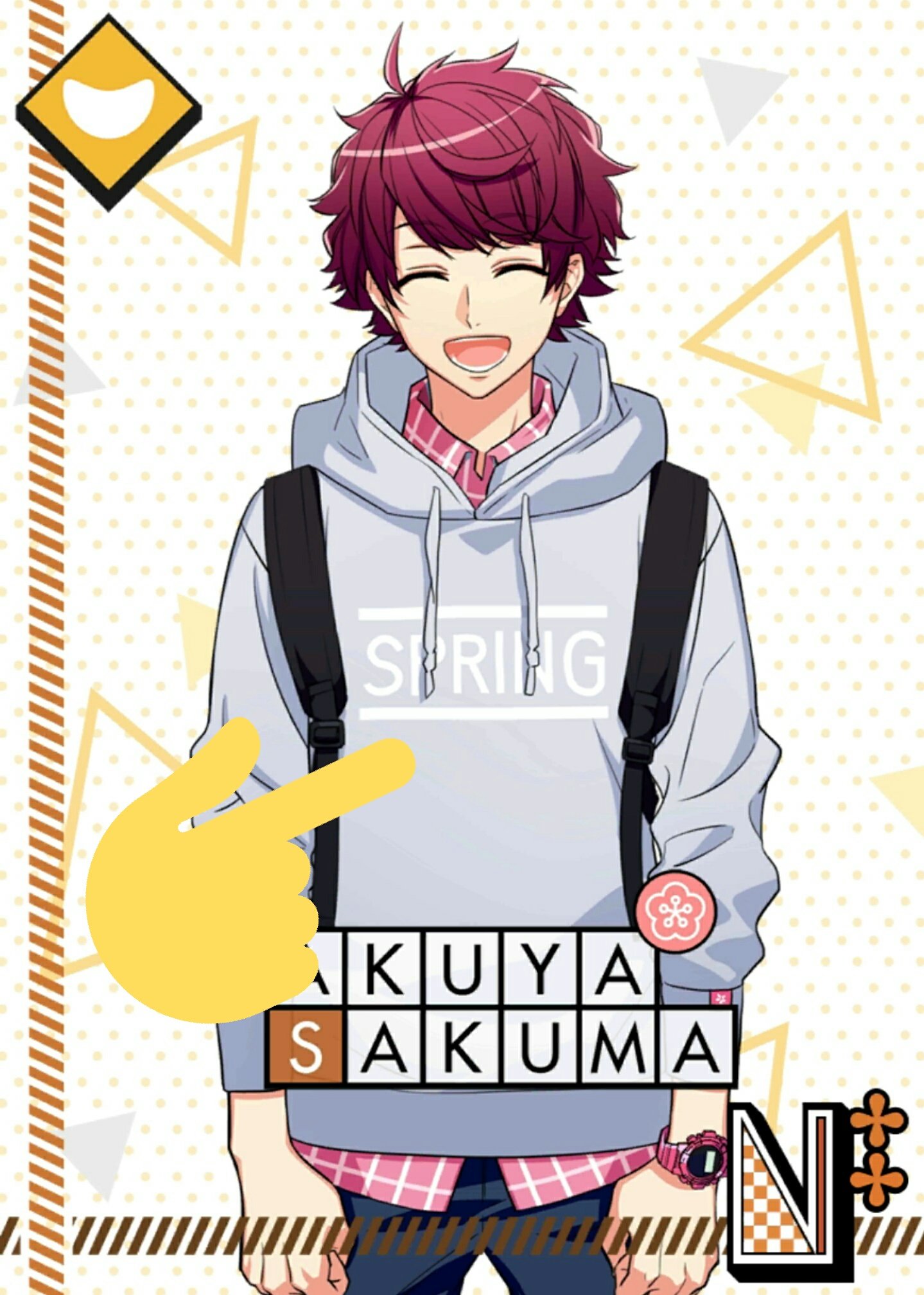 Mikan A3 リーダーの服がダサいシリーズ 各組の名称入り着なきゃいけないルールでもあるんかwww でも紬くんだけスノードロップ なんでだよ そこはwinterだろ っていう 私の見落とし Winterどこ あとオマケで太一くんの襟袖にもautumnが 笑