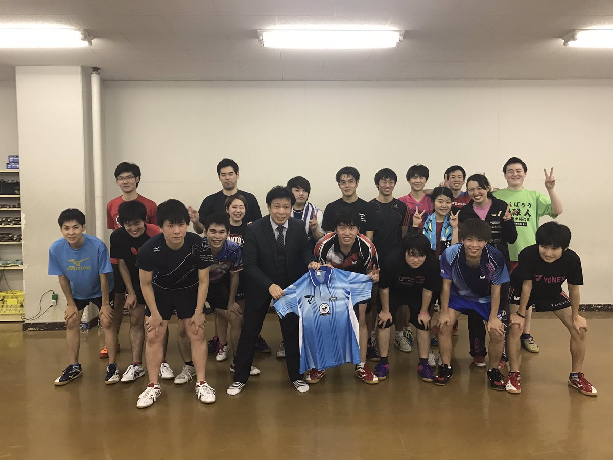 帝京大学卓球部 本日の部活にobの鈴杵さんと 杉本さんが 練習に参加して下さいました お忙しい中本当にありがとうございました