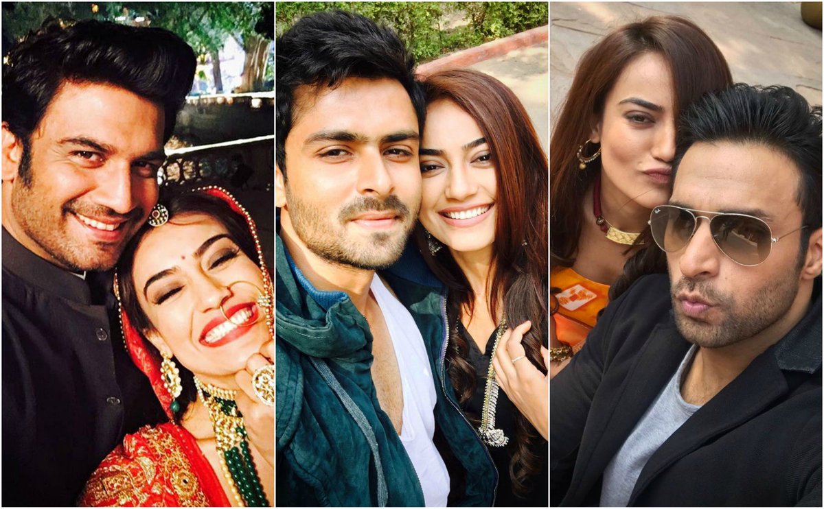 #TTIBehindTheScenes

#SurbhiJyoti on set with #SharadKelkar, #ShoaibIbrahim &amp; #ShaleenMalhotra.  #KoiLautKeAayaHai