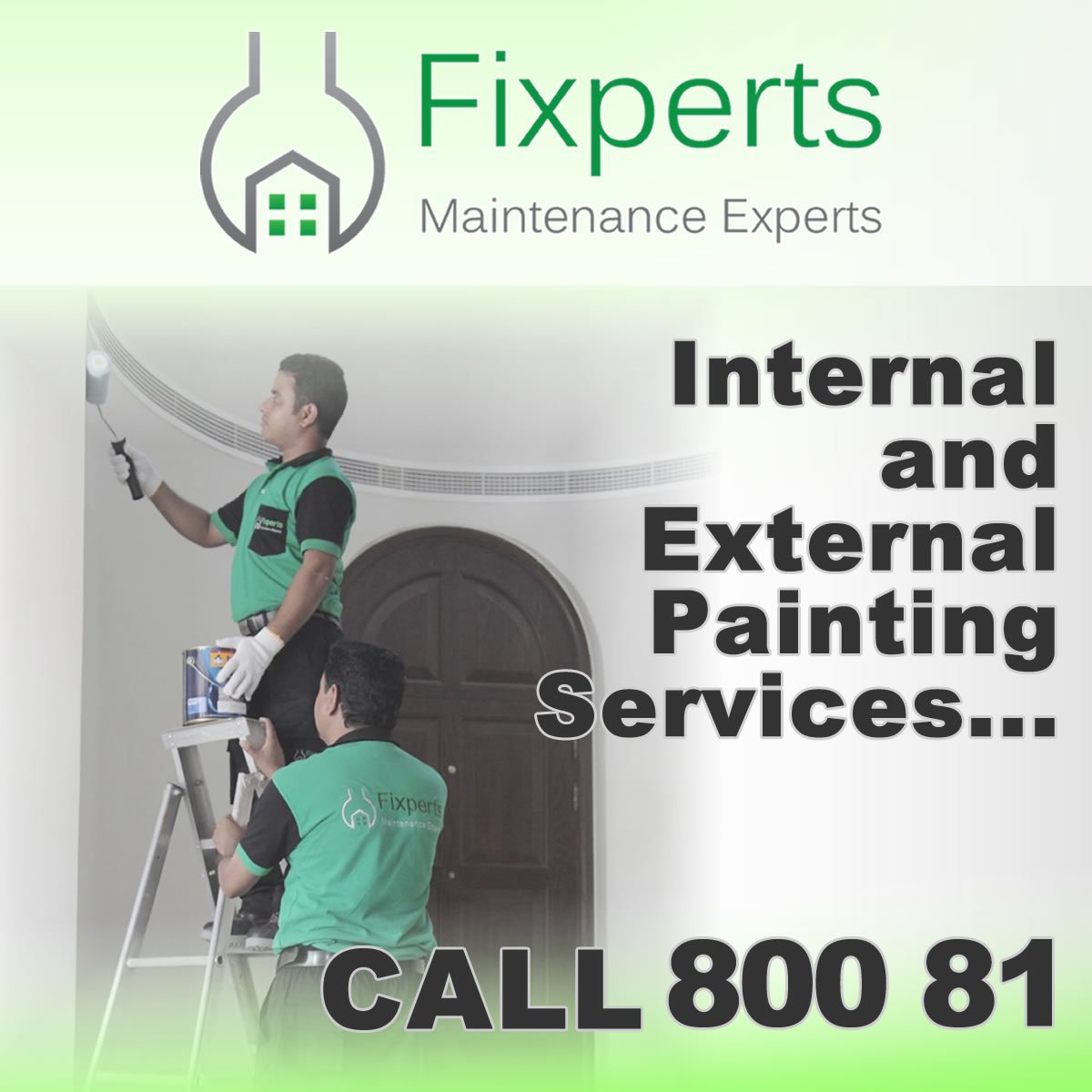 Fixperts_UAE's tweet photo. Are you ready to give your home an updated look? Get your great-looking walls by leaving it to our experts. Contact us @ 800 81. #HomeMain … https://t.co/1ccRgO0iXE