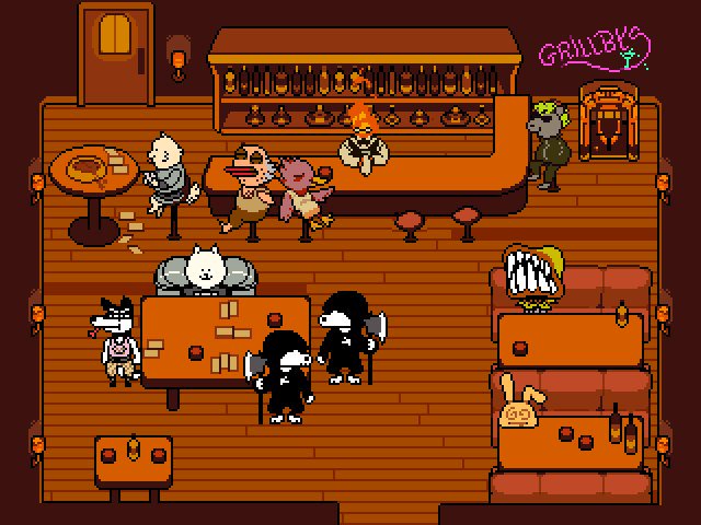 toothbound's tweet image. Someone wrote me #ToothBound bar reminds her well-known #Undertale Grillby's. LMAO. Here it comes, hold on to your teeth!
#indie #pixelart