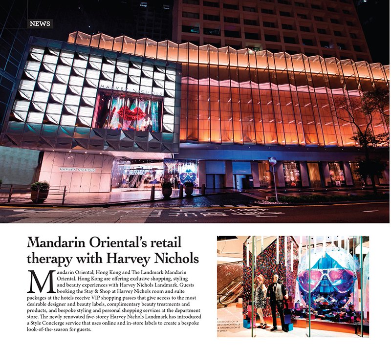 aceperkinsmag's tweet photo. #Retail &amp; #hospitality go hand in hand as @MO_HKG and @HarveyNichols come together, @aceperkinsmag reports. #allaboutluxury #shopping https://t.co/q4dvhHDq78