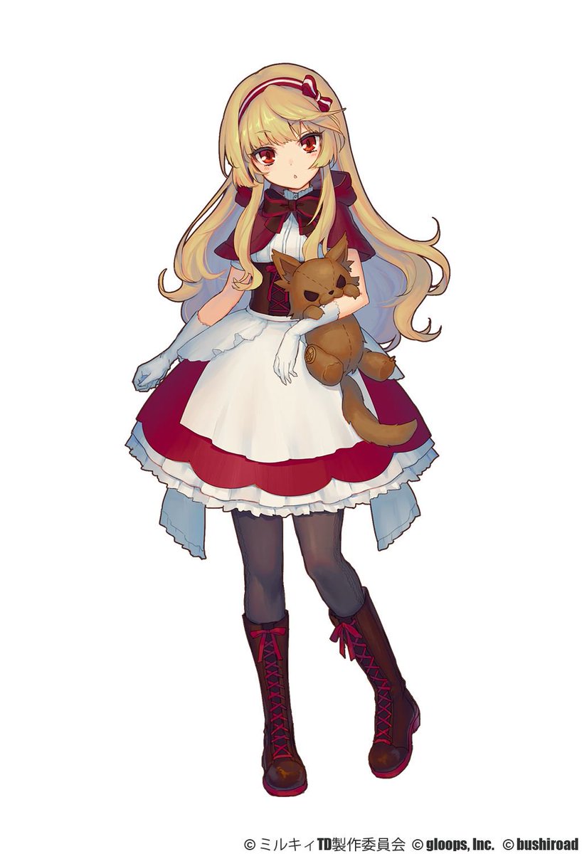 Gloopsイラストレーター公式 در توییتر わっt トイズドライブより藤咲の描いた怪盗マリーでござる ささだんご 赤頭巾の衣装が可愛いっす T Co Yfpim7h5ip Gloops グループス トイドラ