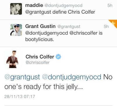 4evarandom's tweet photo. Anyone feeling bad over the Grant and Darren pics & why we didnt get a Chris and Grant only photo..remember these tweets exist.๐โค #Colfin https://t.co/d2xXuT2BcF