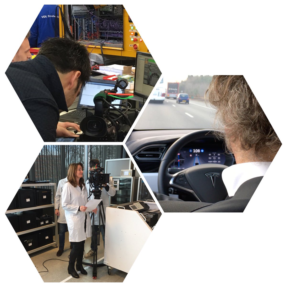 Filmopnames bij de finalisten in de categorie Technology. Indrukwekkende innovaties van <a href="/NXP/">NXP</a> <a href="/VDL_Groep/">VDL Groep</a> en Prodrive! #innovatie #auto #nl