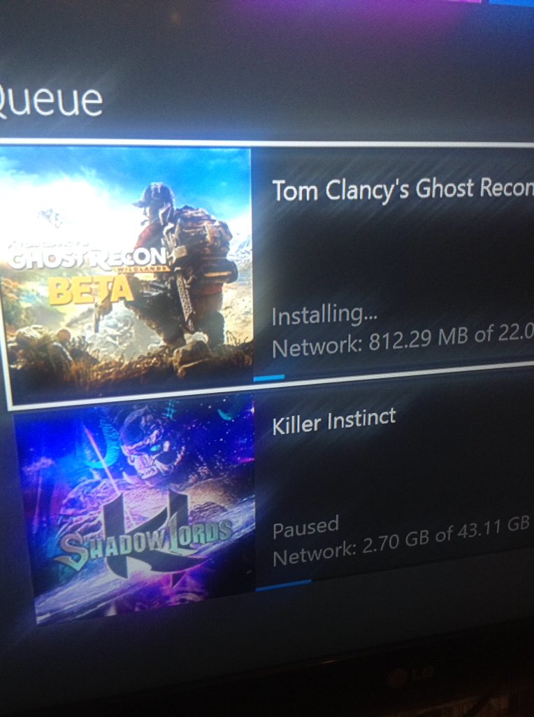 oldhatwombat's tweet photo. #GhostReconWildlands #beta #xboxone installing now #unbisoft I hope this doesn't disappoint me like #TheDivision π€ https://t.co/X2OkaxEQmv