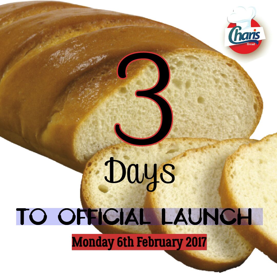 Charis365Foods's tweet photo. 😀The countdown🕑continues!
3⃣DAYS to official launch!
Tag a bread lover you know!
#charisbread #charis365foods #officalcountdown #dakkada https://t.co/PZ3PM53w0x