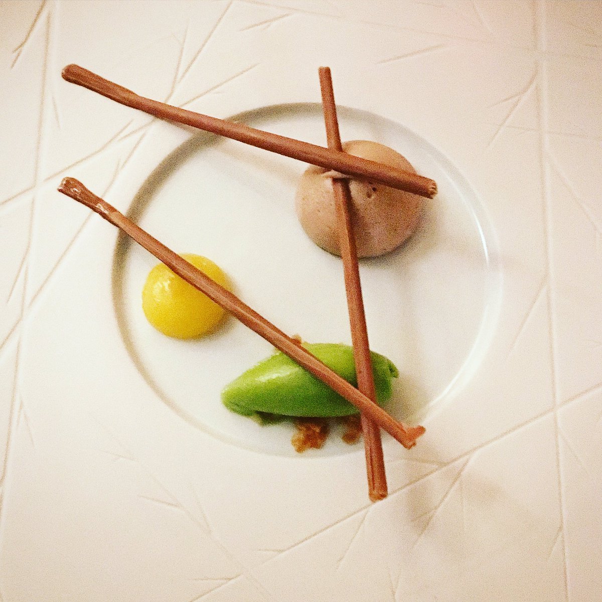 stunning meal last night at le farçón <a href="/Julien_Machet_f/">Julien Machet Farçon</a> taking us through the food of the three valleys #local #gourmet