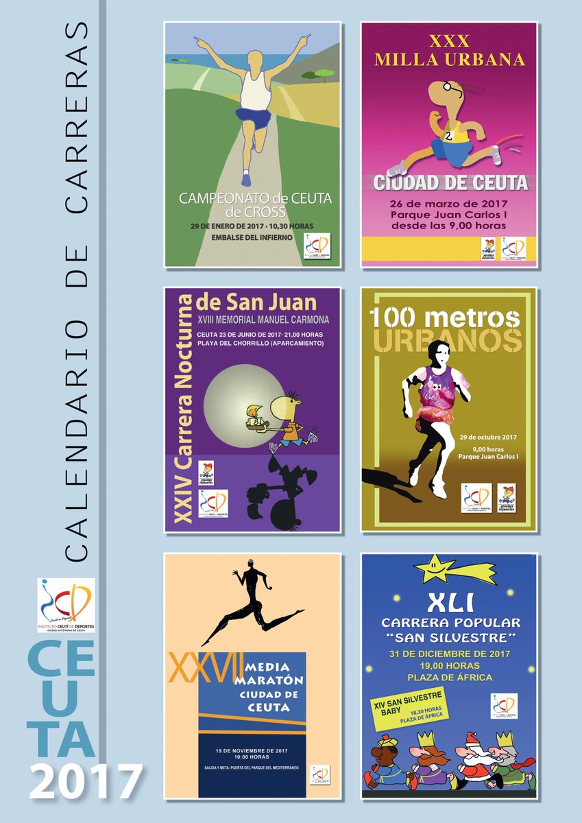icdceuta's tweet photo. Calendario de Carreras 2017 @ElFarodeCeuta @ElPueblodeCeuta @laverdaddeceuta @ceutaldia @ceutadeportiva @RTVCE @ceutaactualidad @RTVECeuta https://t.co/LkZmqOirqL