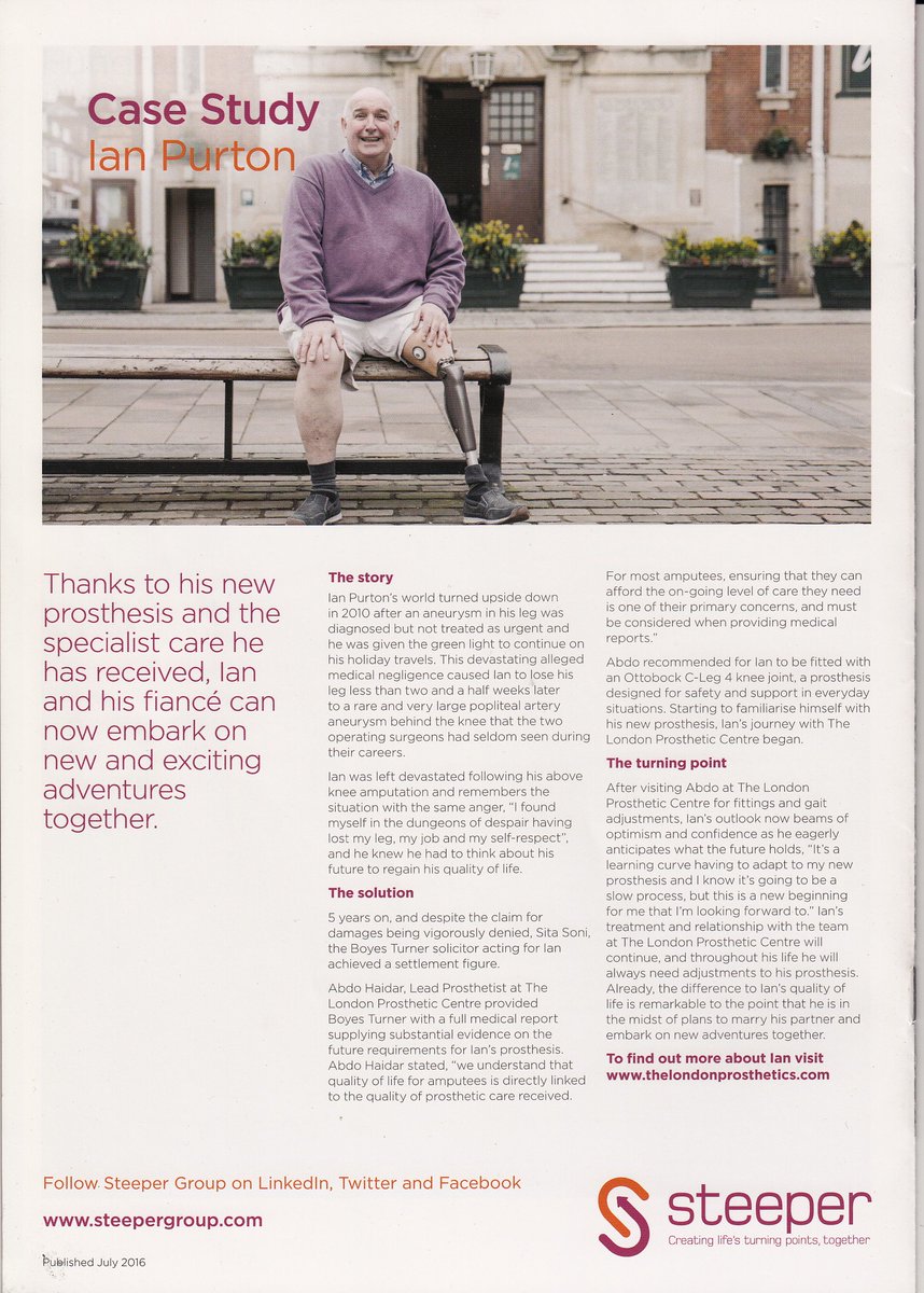 sharpedgephoto's tweet photo. See my photography in the latest edition of Turning Points by @SteeperGroup and @LPCProsthetics https://t.co/NPiqXIdIs3
