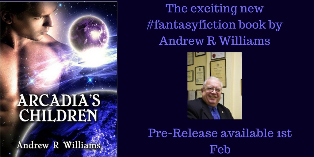 For more information about Arcadias Children and sequels please like and share our Facebook page facebook.com/ArcadiasChildr… #B2BHour #SciFi