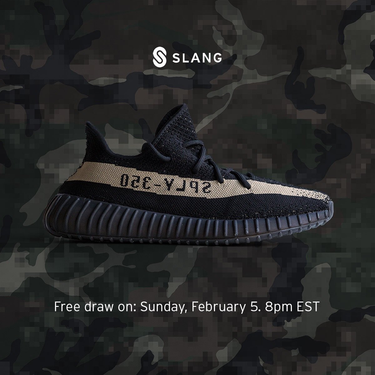 Slang is dropping a pair of Yeezy Boost 350 V2 for $1 · yo.slng.co/d_alex_siao_DB…