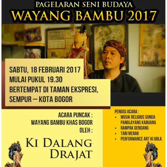 invosunda's tweet photo. #barandungan, ada pagelaran wayang bambu di taman kreasi, sempur, kota bogor, tah. laju #darongdon, bray. https://t.co/UheEft7Mqr