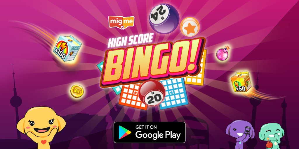 The lovable migme migBots are playing HighScore Bingo and Slots all over the world and they want you to come along! goo.gl/EeaNL4