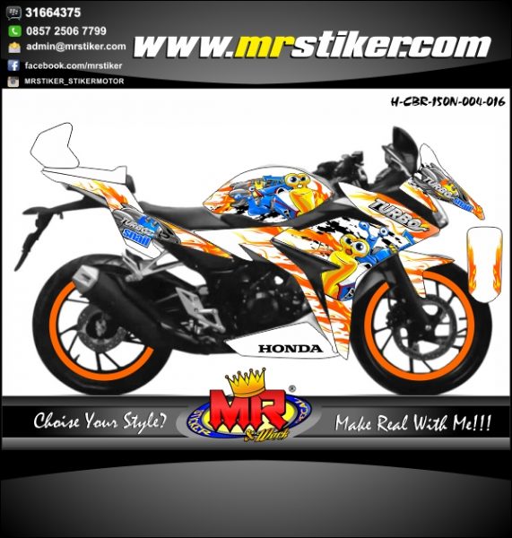 Mr Stiker On Twitter Honda Cbr 150 New Turbo Snail Https T