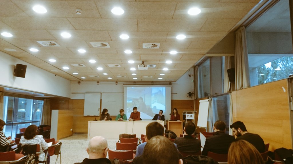 JudithBalanya's tweet photo. Buenos dias! Preparados para @_SiiTE_ @universitatURV con nervios y ilusión! @mobileCOMurv amb @marett #MLI https://t.co/3LtLCa0Fd6