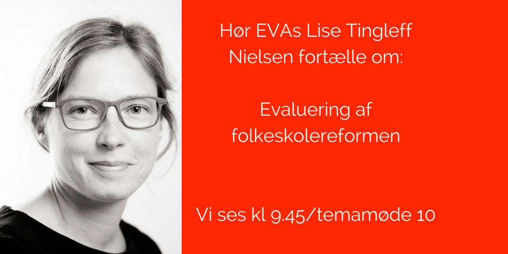 evaluerdk's tweet photo. 15 min til @LiseTingleffN  oplæg: Evaluering af folkeskolereformen #butm17 https://t.co/8Iv25PRuAt