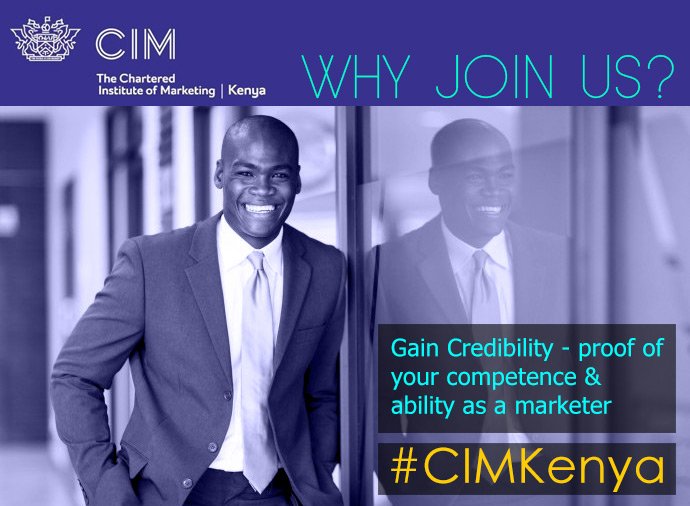 CIMKenya's tweet photo. Gain credibility - proof of your competence and ability as a marketer!
#CIMQualification #Marketing #Marketer #MarketingProfession #KOT #MSK https://t.co/0QugisGnvD