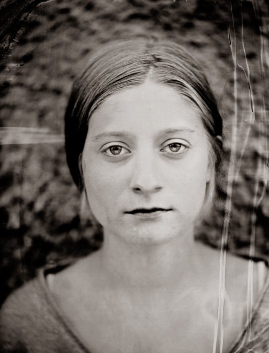 Meredith, from my series Shimmer, working with wet plate collodion using natural light. <a href="/StreetLevel_/">Street Level Photoworks</a>  @meredithlawder #Scotland