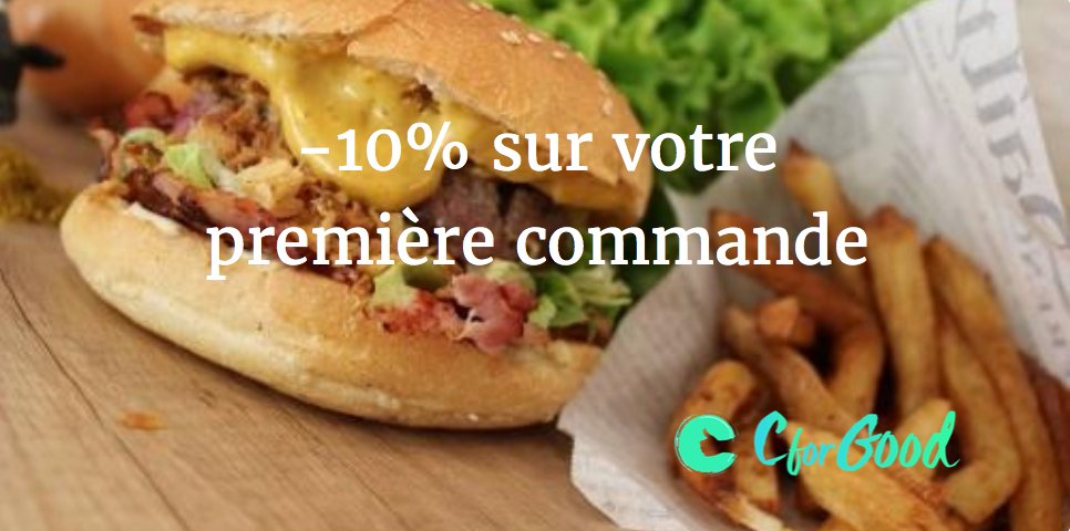 CforGood's tweet photo. Des burgers 100% artisanaux, 100% Sud-Ouest, 100% savoureux ! 😋 -10% sur la 1ère commande! #burgerfermier #cforgood https://t.co/RP7J4EzzmQ https://t.co/fJC7bYRdyR