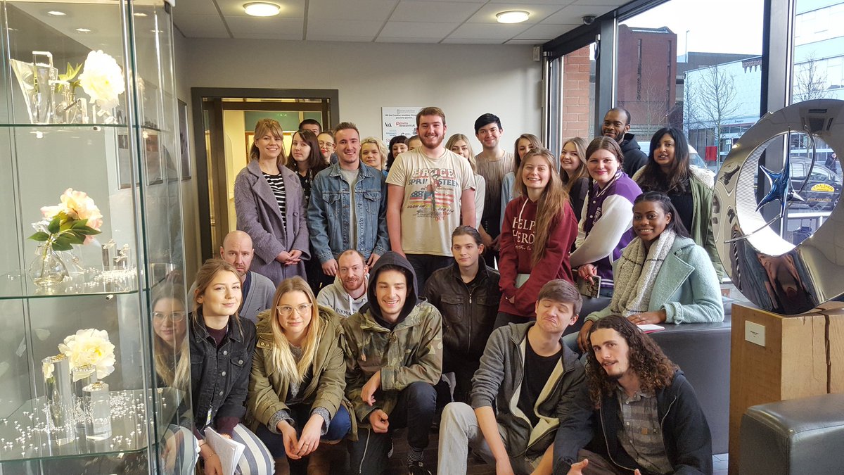 SoJ_BCU's tweet photo. HND 1 visiting @WestonBeamor today #learningcasting https://t.co/2bTCi8mLqb